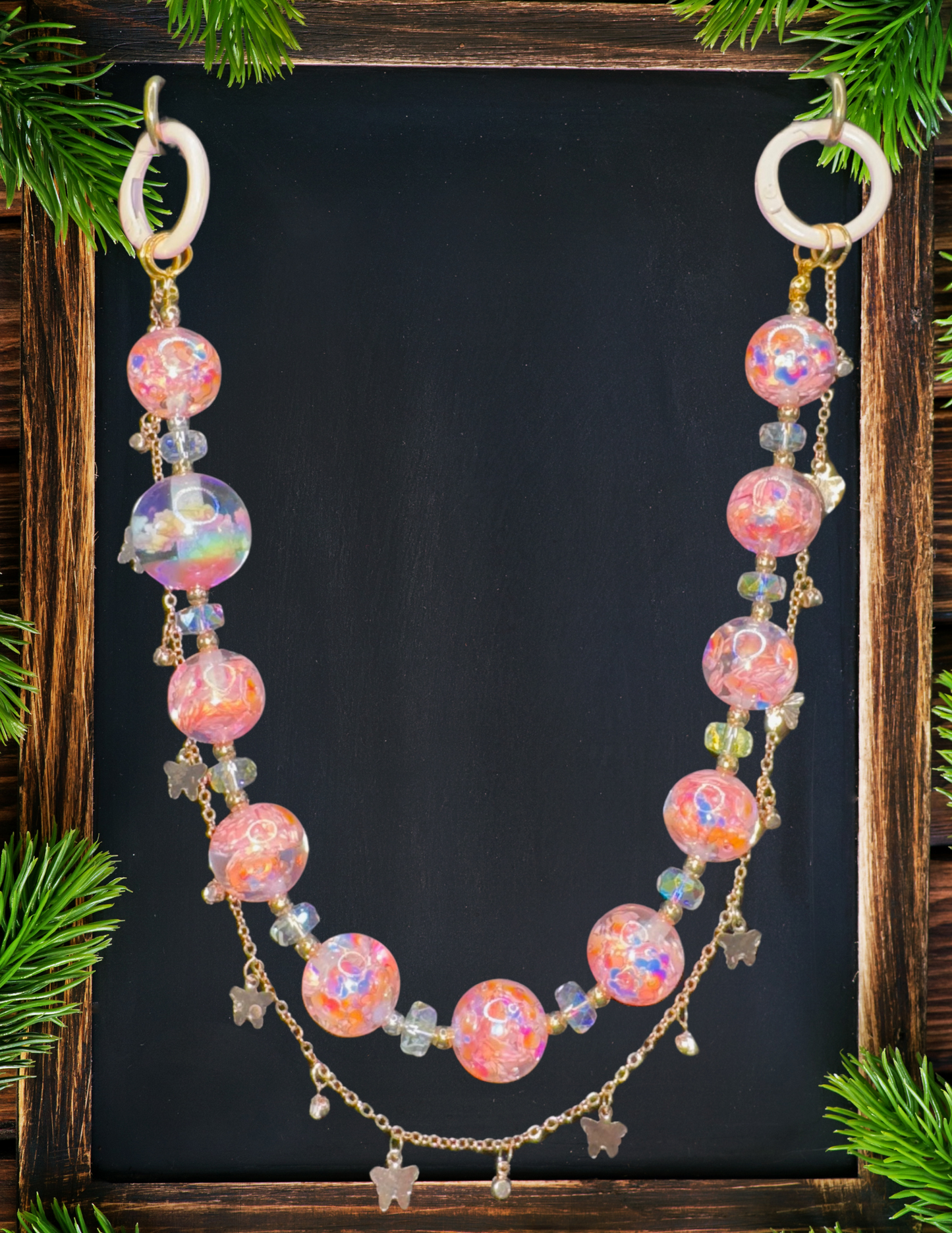 Pink layered chain